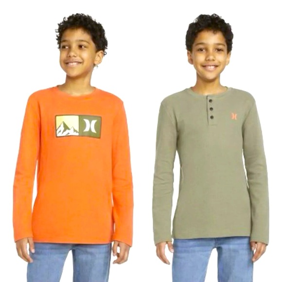 Hurley Shirts & Tops 2 Pack Hurley Boys Long Sleeve Thermals Poshmark
